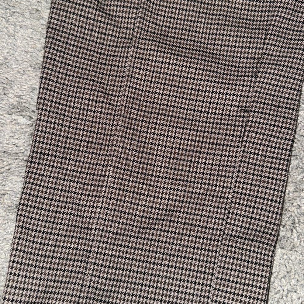 Abercrombie Kids Tan Checkered Dress Pants - Picture 3 of 4